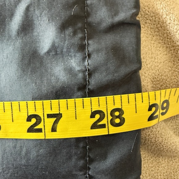 VINTAGE Nike Jacket Mens L Black Windbreaker Swoosh Track Lined Polyester Y2K - Picture 6 of 6